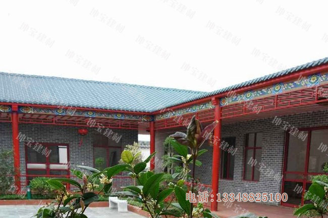 樹脂瓦庭院，傳統(tǒng)文化與現(xiàn)代文明相結(jié)合的別致景觀