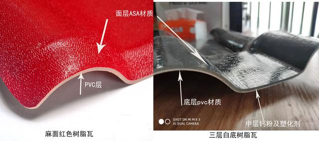 樹脂瓦灰底的和白底的區(qū)別？三層和兩層合成樹脂瓦那種好？